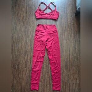 Vitality The Cloud Pant and The Adapt Bra in Ruby